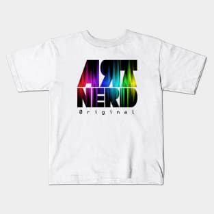 Artnerd Sine rainbow Kids T-Shirt